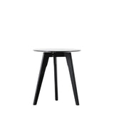 Ghedi Ebarallo Round Side Table Black — SantoLusso®