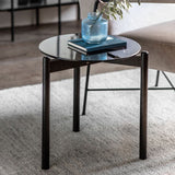 Ghedi Cato Side Table Black — SantoLusso®