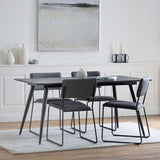 Ghedi Miera Dining Table Black — SantoLusso®
