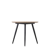 Ghedi Miera Round Dining Table Oak — SantoLusso®