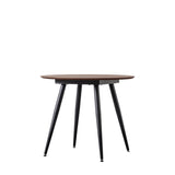 Ghedi Miera Round Dining Table Walnut — SantoLusso®