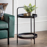 Ghedi Xuxa Side Table Black — SantoLusso®