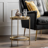 Ghedi Xuxa Side Table Gold — SantoLusso®