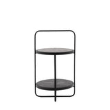 Ghedi Olona Side Table Black — SantoLusso®