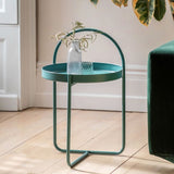 Ghedi Digna Side Table Teal — SantoLusso®