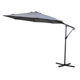 Ghedi Pernita 3m Cantilever Parasol Grey — SantoLusso®