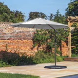 Ghedi Pernita 3m Cantilever Parasol Grey — SantoLusso®