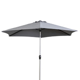 Ghedi Pernita 2.7m Parasol Grey — SantoLusso®
