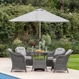 Ghedi Pernita 2x3m Parasol Grey — SantoLusso®