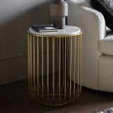 Ghedi Mirco Side Table Gold — SantoLusso®