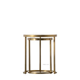 Ghedi Matera Nest of Two Tables Gold — SantoLusso®