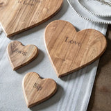 Ghedi Emotive Heart Coasters Natural Set of 4 — SantoLusso®