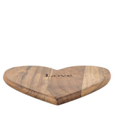 Ghedi Emotive Heart Chopping Board Natural Small — SantoLusso®