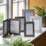 Ghedi Manni Photo Frame 5x7 Distressed Grey — SantoLusso®