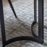 Ghedi Gesso Dining Table Black — SantoLusso®