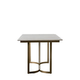 Ghedi Gesso Dining Table Gold — SantoLusso®