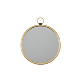 Ghedi Loressa Gold Round Mirror Small — SantoLusso®