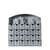 Ghedi House Scene Advent Calendar Metal — SantoLusso®