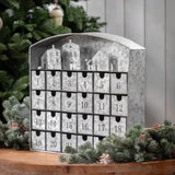 Ghedi House Scene Advent Calendar Metal — SantoLusso®