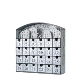 Ghedi House Scene Advent Calendar Metal — SantoLusso®