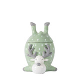Ghedi Reindeer Pot with Lid Green — SantoLusso®