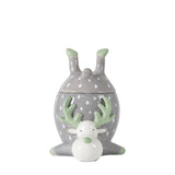 Ghedi Reindeer Pot with Lid Grey — SantoLusso®
