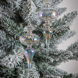 Ghedi Juri Bauble Drop Clear Lustre Set of 2 — SantoLusso®