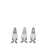 Ghedi Gerald Gonk Pothanger Grey Set of 3 — SantoLusso®