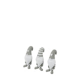 Ghedi Gerald Gonk Pothanger Grey Set of 3 — SantoLusso®