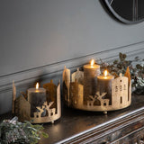 Ghedi LED Candle Rustic Slate Set of 3 — SantoLusso®