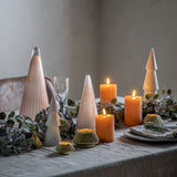 Ghedi LED Candle Rustic Amber Set of 3 — SantoLusso®