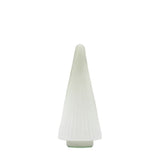 Ghedi Ribbed Tree White Frost Glass Small — SantoLusso®
