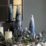 Ghedi Marbled Tree Black Glass Large — SantoLusso®