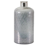 Ghedi Erica Vase Etched Grey Lustre Large — SantoLusso®