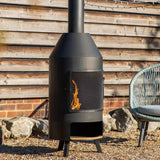 Ghedi Kiarlo Chiminea with Pizza Shelf — SantoLusso®