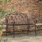 Ghedi Pierro Outdoor Bench Noir — SantoLusso®