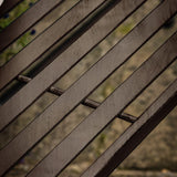 Ghedi Pierro Outdoor Bench Noir — SantoLusso®