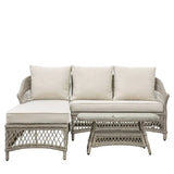 Ghedi Urcio Chaise Set Stone — SantoLusso®