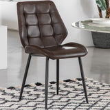 Ghedi Bertino Dining Chair Brown (2pk) — SantoLusso®