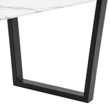 Ghedi Bramma Dining Table White Effect — SantoLusso®