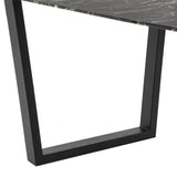 Ghedi Bramma Dining Table Black Effect — SantoLusso®