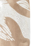 Ghedi Goya Vase Small Reactive White Brown — SantoLusso®