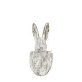 Ghedi Bunny Pot Large Distressed White — SantoLusso®