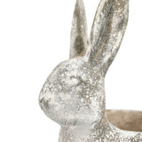 Ghedi Bunny Pot Large Distressed White — SantoLusso®