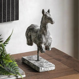 Ghedi Julius Horse Antique White — SantoLusso®