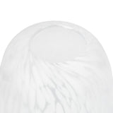 Ghedi Linni Vase Large Frosted White Speck — SantoLusso®
