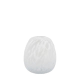 Ghedi Linni Vase Small Frosted White Speck — SantoLusso®