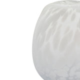 Ghedi Linni Vase Small Frosted White Speck — SantoLusso®
