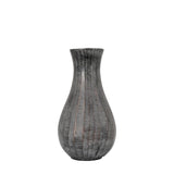 Ghedi Enya Fluted Vase Small Antique Grey — SantoLusso®