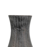 Ghedi Enya Fluted Vase Small Antique Grey — SantoLusso®